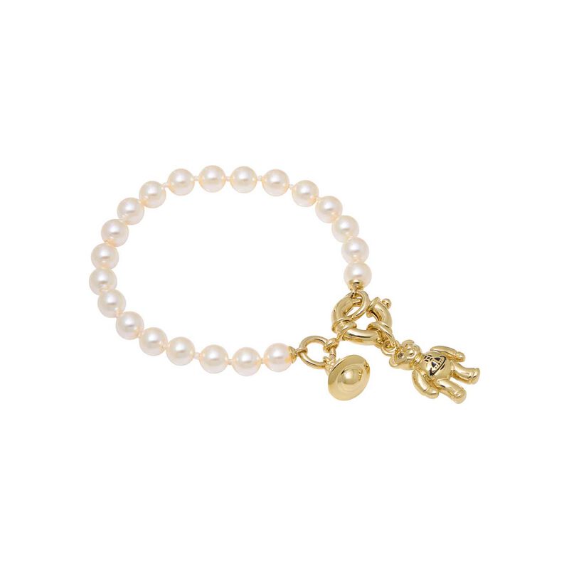 Vivienne Westwood Ruby Pearl Bracelet image number 1